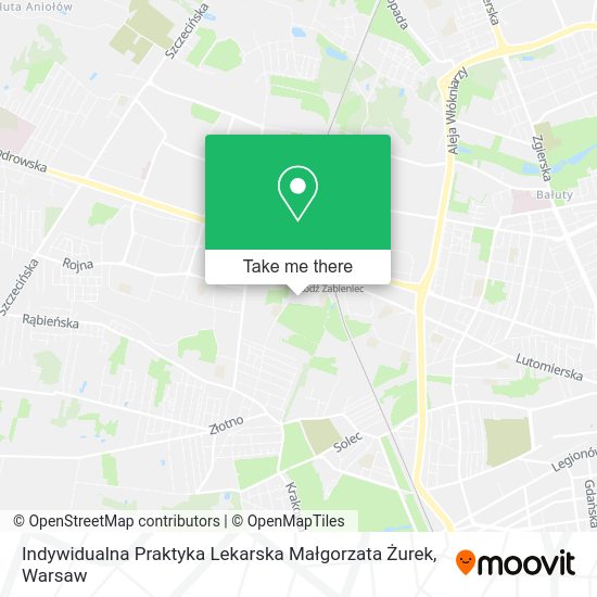 Indywidualna Praktyka Lekarska Małgorzata Żurek map