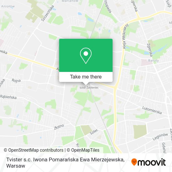 Tvister s.c. Iwona Pomarańska Ewa Mierzejewska map