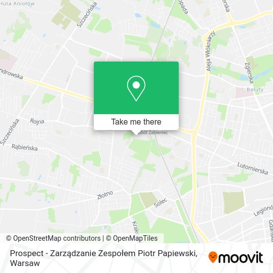 Prospect - Zarządzanie Zespołem Piotr Papiewski map