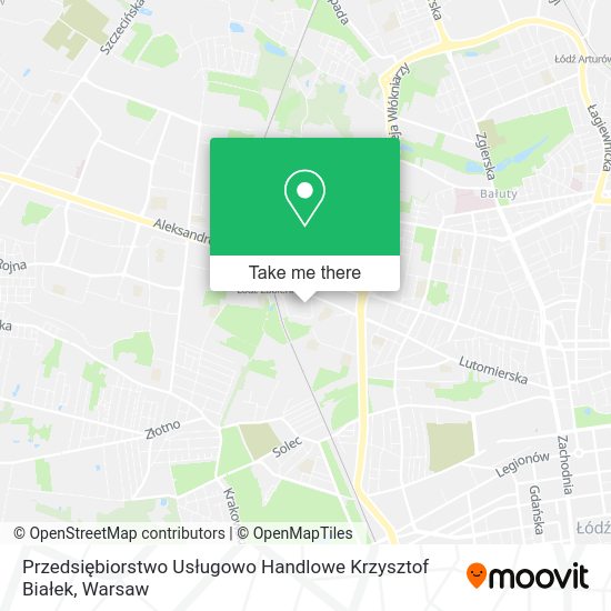 Przedsiębiorstwo Usługowo Handlowe Krzysztof Białek map