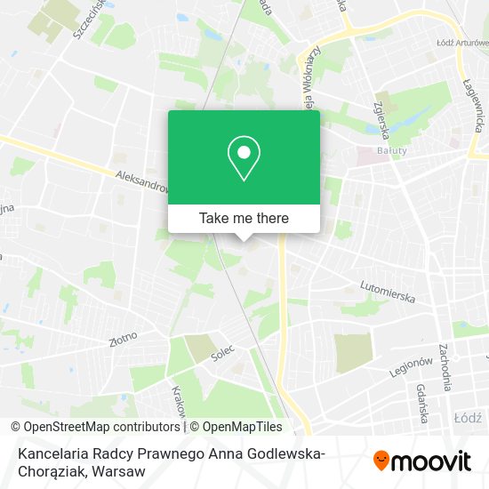 Kancelaria Radcy Prawnego Anna Godlewska-Chorąziak map