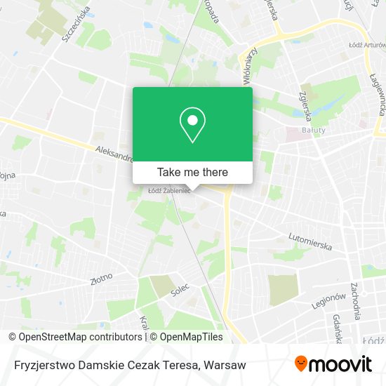 Fryzjerstwo Damskie Cezak Teresa map