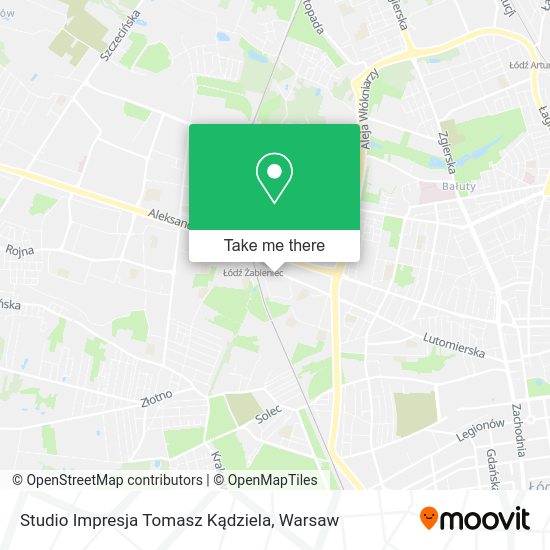 Studio Impresja Tomasz Kądziela map