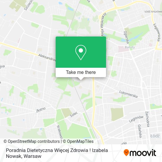 Poradnia Dietetyczna Więcej Zdrowia ! Izabela Nowak map