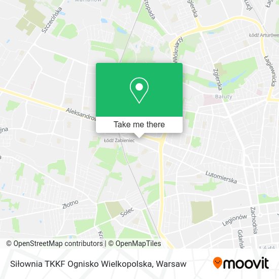 Siłownia TKKF Ognisko Wielkopolska map