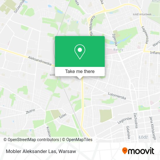 Mobler Aleksander Las map