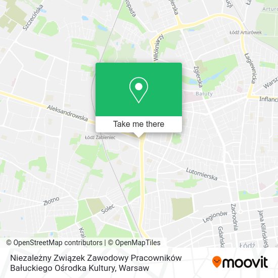 Niezależny Związek Zawodowy Pracowników Bałuckiego Ośrodka Kultury map