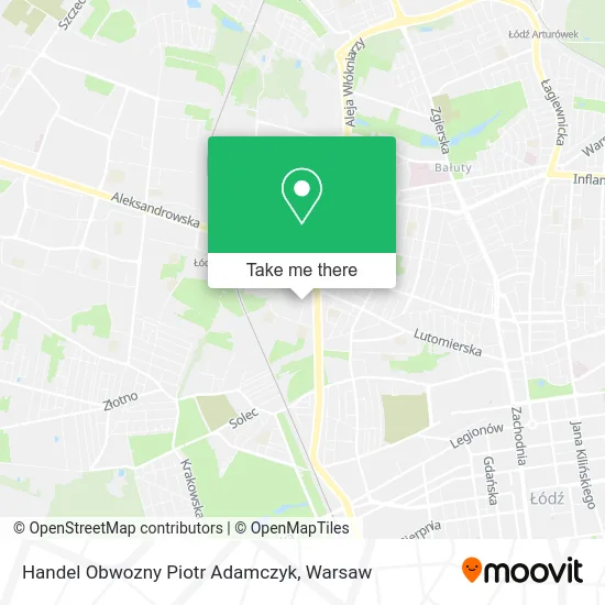 Карта Handel Obwozny Piotr Adamczyk