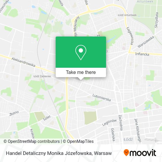 Handel Detaliczny Monika Józefowska map