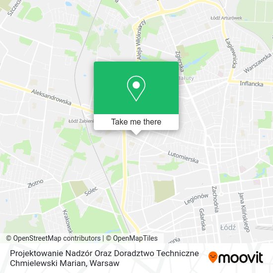 Projektowanie Nadzór Oraz Doradztwo Techniczne Chmielewski Marian map