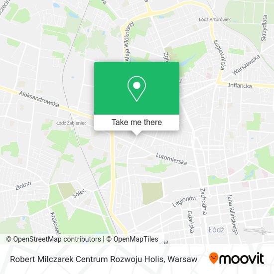 Robert Milczarek Centrum Rozwoju Holis map