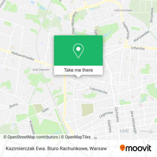 Kazimierczak Ewa. Biuro Rachunkowe map