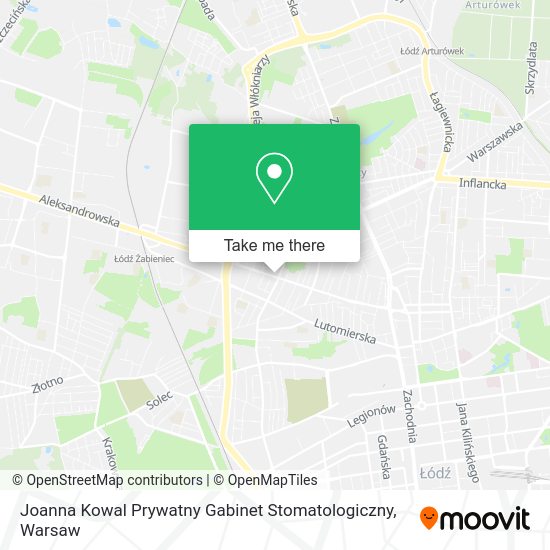 Joanna Kowal Prywatny Gabinet Stomatologiczny map