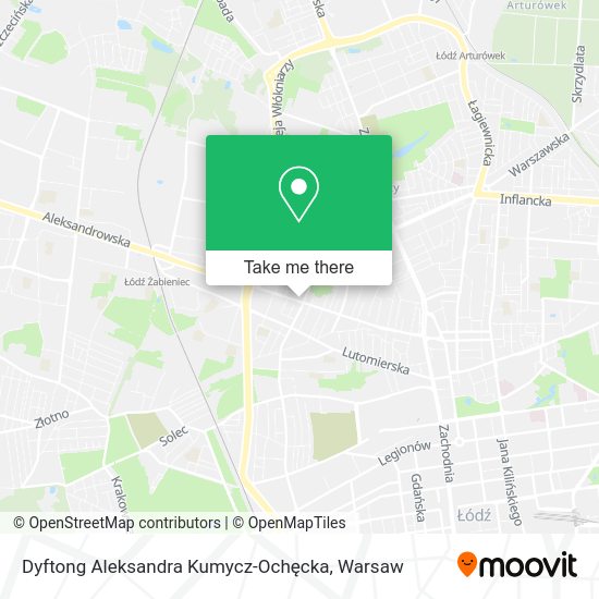 Dyftong Aleksandra Kumycz-Ochęcka map