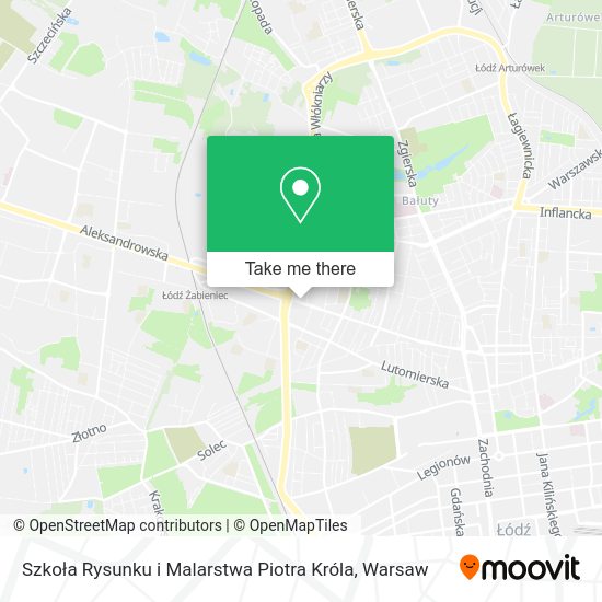 Szkoła Rysunku i Malarstwa Piotra Króla map