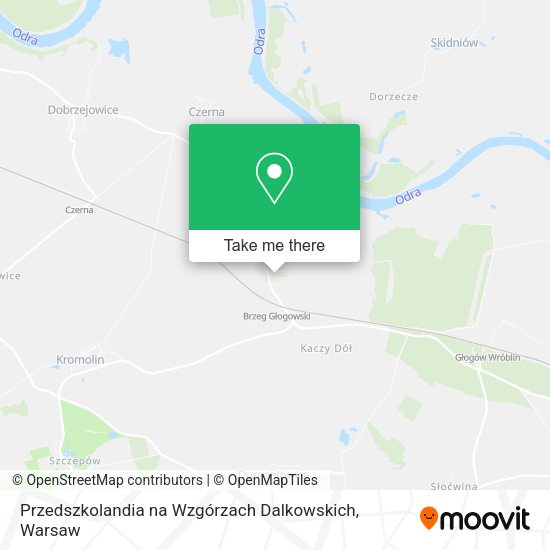 Przedszkolandia na Wzgórzach Dalkowskich map