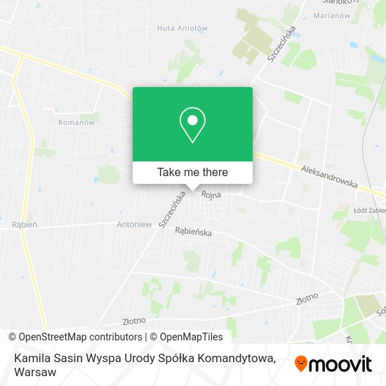 Kamila Sasin Wyspa Urody Spółka Komandytowa map