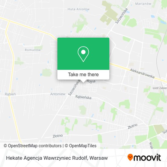 Hekate Agencja Wawrzyniec Rudolf map