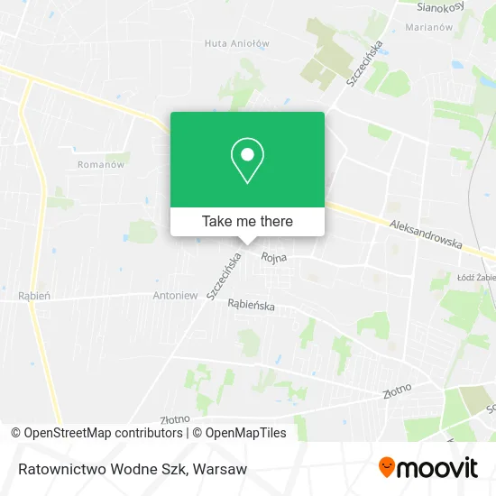 Ratownictwo Wodne Szk map