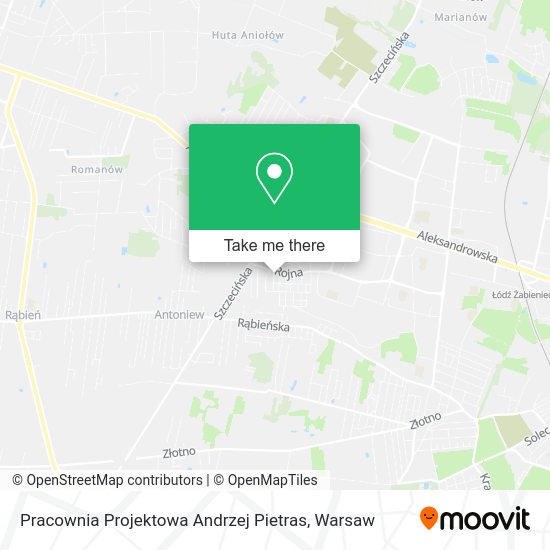 Pracownia Projektowa Andrzej Pietras map