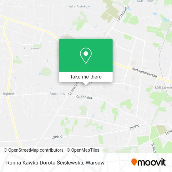 Ranna Kawka Dorota Ściślewska map