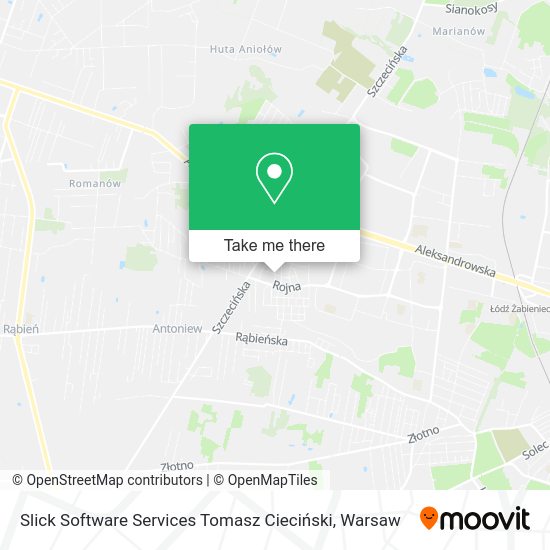 Карта Slick Software Services Tomasz Cieciński