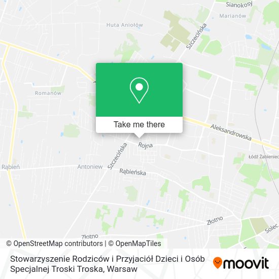 Stowarzyszenie Rodziców i Przyjaciół Dzieci i Osób Specjalnej Troski Troska map