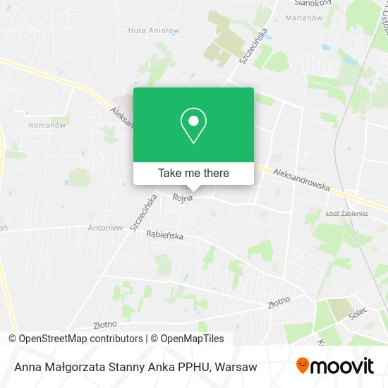 Anna Małgorzata Stanny Anka PPHU map