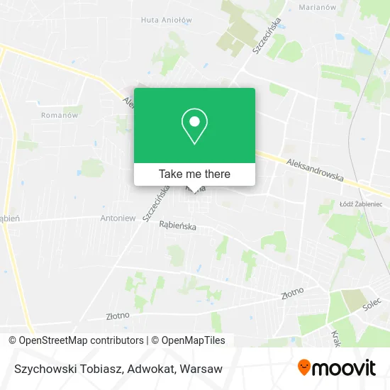 Карта Szychowski Tobiasz, Adwokat