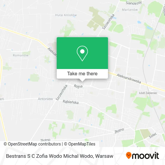Карта Bestrans S C Zofia Wodo Michal Wodo