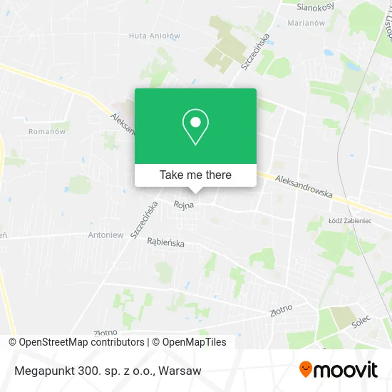 Megapunkt 300. sp. z o.o. map