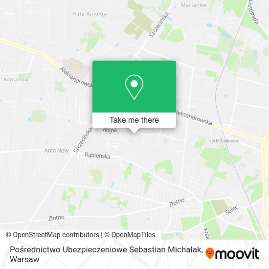 Pośrednictwo Ubezpieczeniowe Sebastian Michalak map