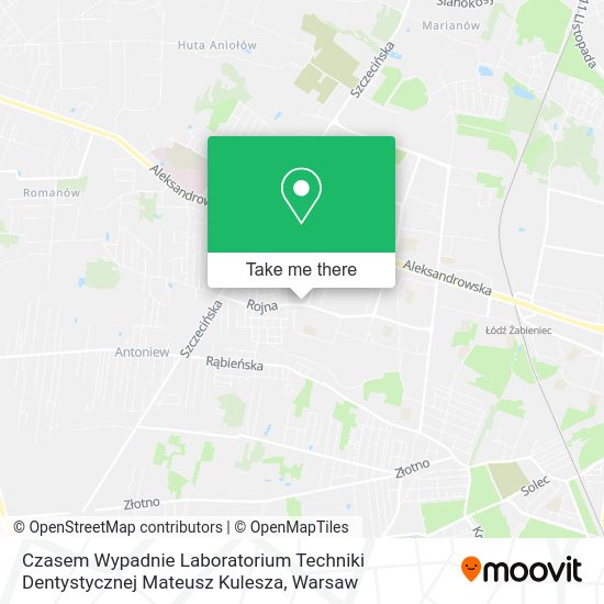 Czasem Wypadnie Laboratorium Techniki Dentystycznej Mateusz Kulesza map