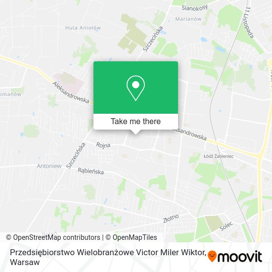 Przedsiębiorstwo Wielobranżowe Victor Miler Wiktor map