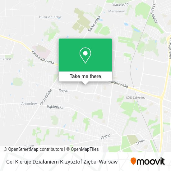 Cel Kieruje Działaniem Krzysztof Zięba map