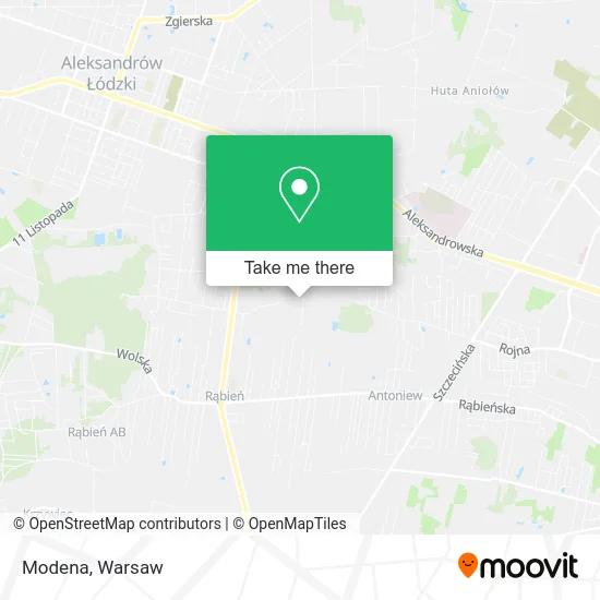 Карта Modena