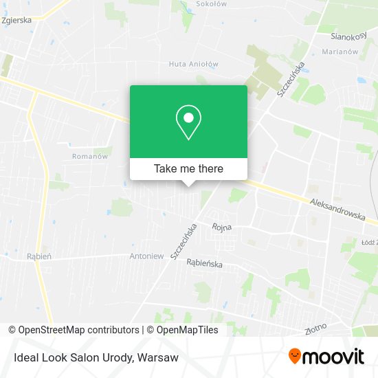 Ideal Look Salon Urody map