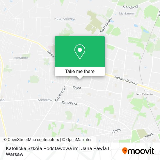 Katolicka Szkoła Podstawowa im. Jana Pawła II map