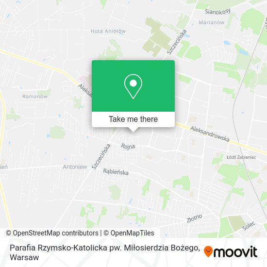 Parafia Rzymsko-Katolicka pw. Miłosierdzia Bożego map