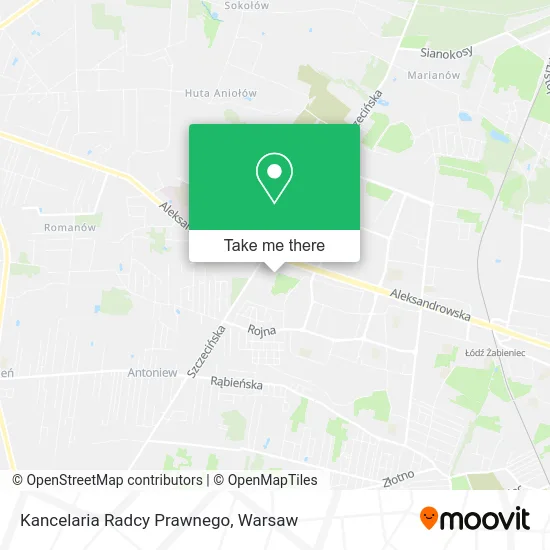 Карта Kancelaria Radcy Prawnego