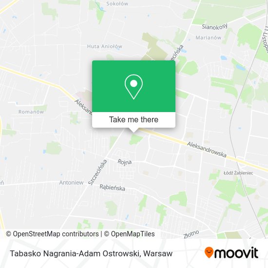 Tabasko Nagrania-Adam Ostrowski map