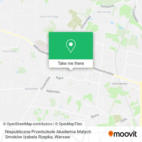 Niepubliczne Przedszkole Akademia Małych Smoków Izabela Rzepka map