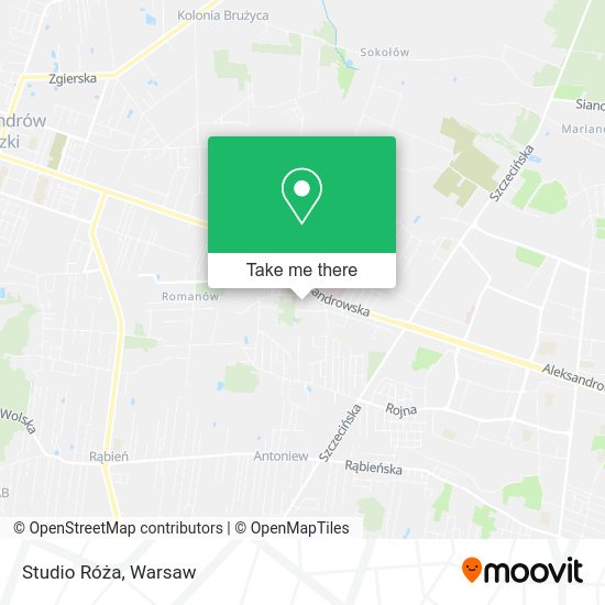 Studio Róża map