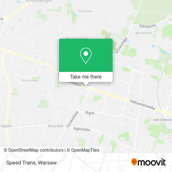 Карта Speed Trans