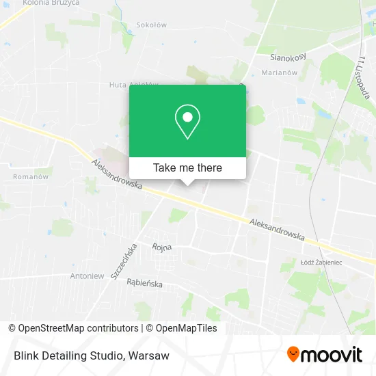 Карта Blink Detailing Studio