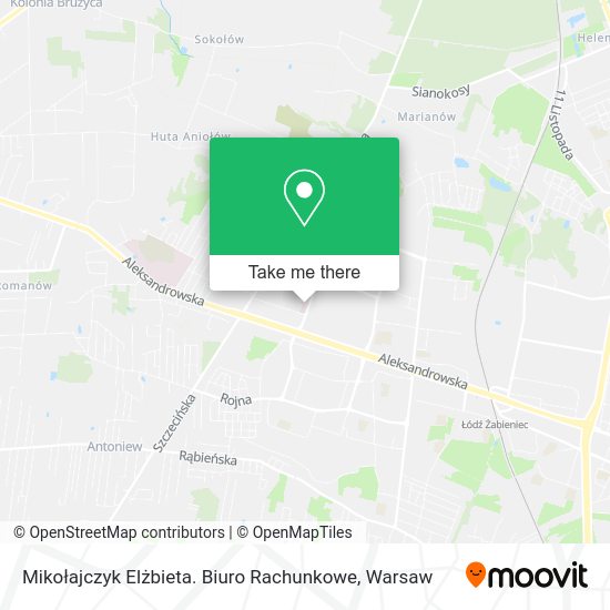 Mikołajczyk Elżbieta. Biuro Rachunkowe map