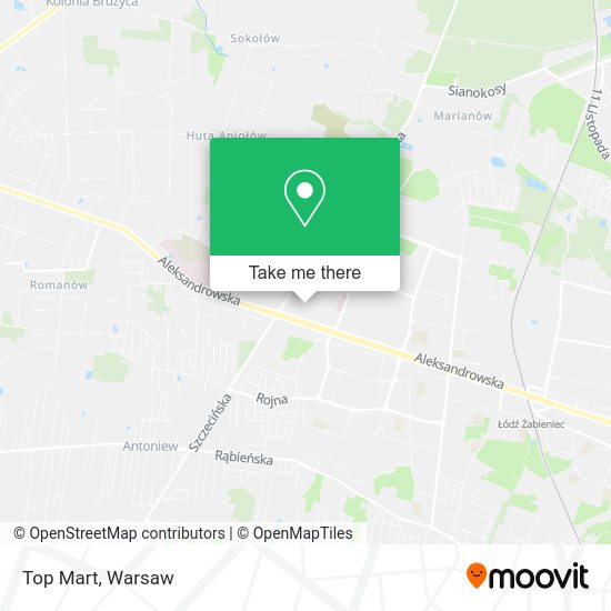 Top Mart map