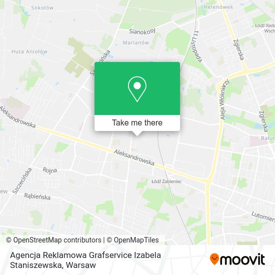 Agencja Reklamowa Grafservice Izabela Staniszewska map