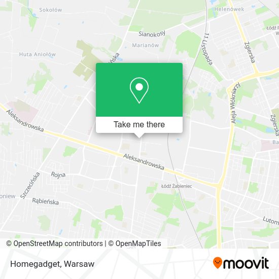 Homegadget map