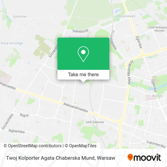 Twoj Kolporter Agata Chaberska Mund map